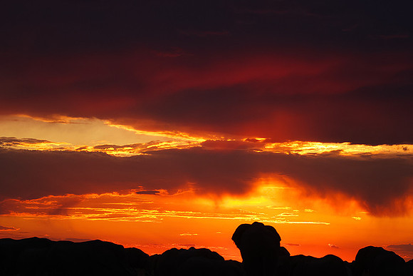 Sunset - Nxai Pan